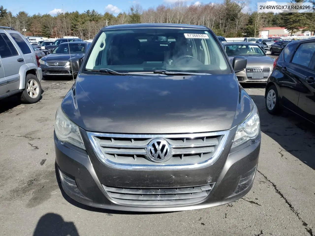 2010 Volkswagen Routan Sel VIN: 2V4RW5DX7AR424296 Lot: 47388935