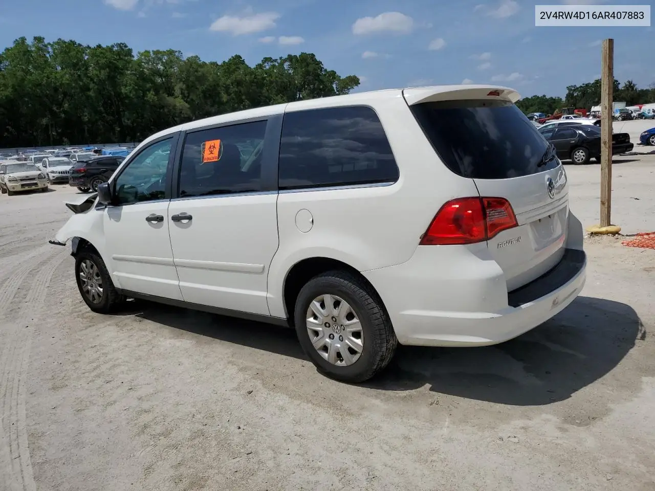 2010 Volkswagen Routan S VIN: 2V4RW4D16AR407883 Lot: 54394055
