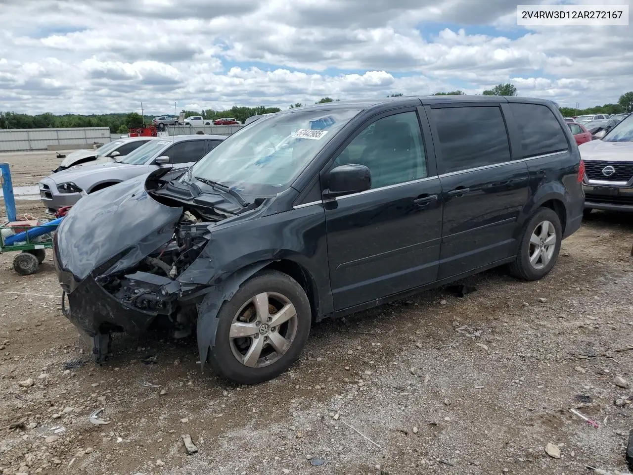 2010 Volkswagen Routan Se VIN: 2V4RW3D12AR272167 Lot: 57442985