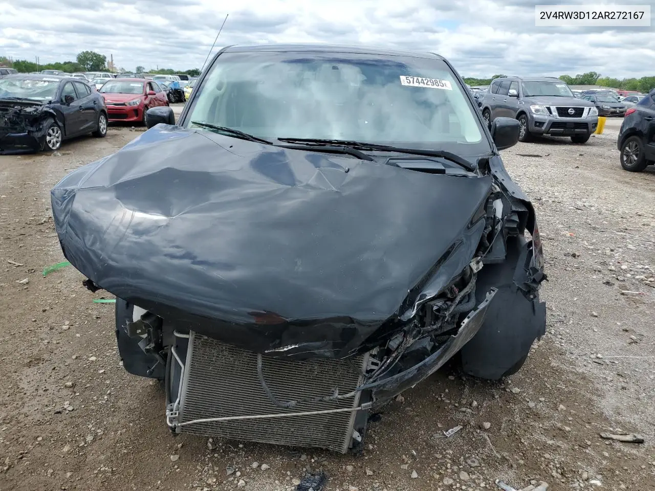 2010 Volkswagen Routan Se VIN: 2V4RW3D12AR272167 Lot: 57442985