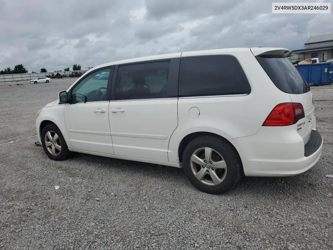 2010 Volkswagen Routan Sel VIN: 2V4RW5DX3AR246029 Lot: 59893495