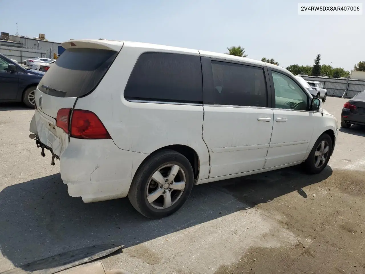 2010 Volkswagen Routan Sel VIN: 2V4RW5DX8AR407006 Lot: 61575355