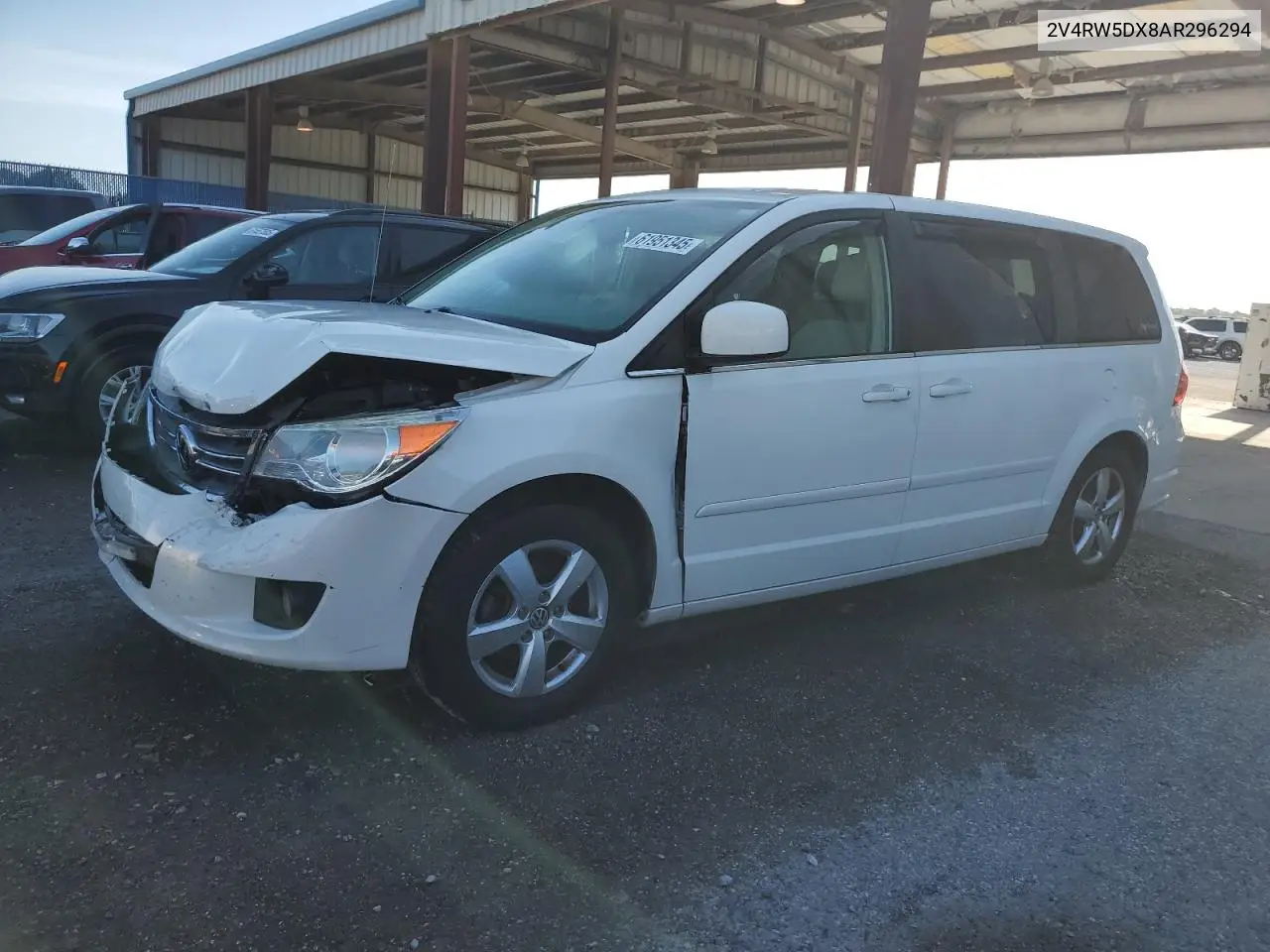 2010 Volkswagen Routan Sel VIN: 2V4RW5DX8AR296294 Lot: 61951345