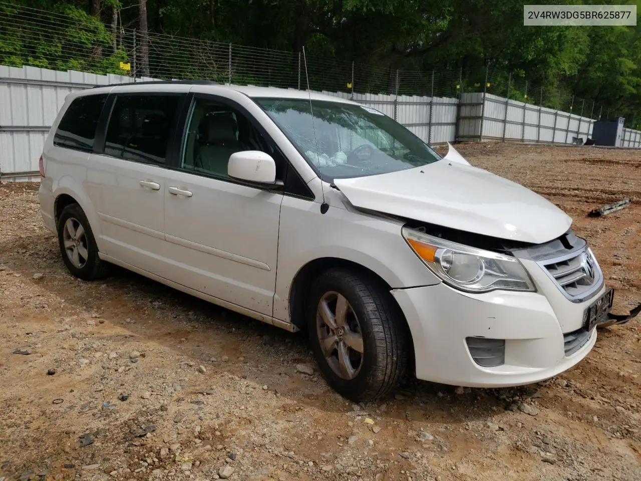 2011 Volkswagen Routan Se VIN: 2V4RW3DG5BR625877 Lot: 55287405