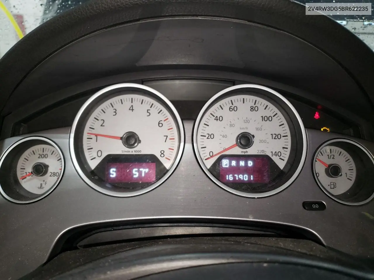 2011 Volkswagen Routan Se VIN: 2V4RW3DG5BR622235 Lot: 61046085