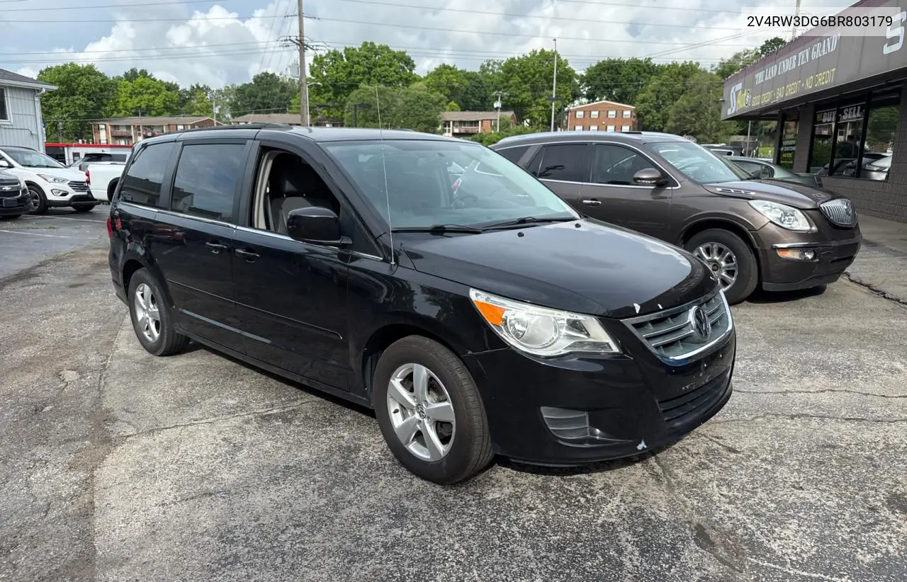 2011 Volkswagen Routan Se VIN: 2V4RW3DG6BR803179 Lot: 61144745