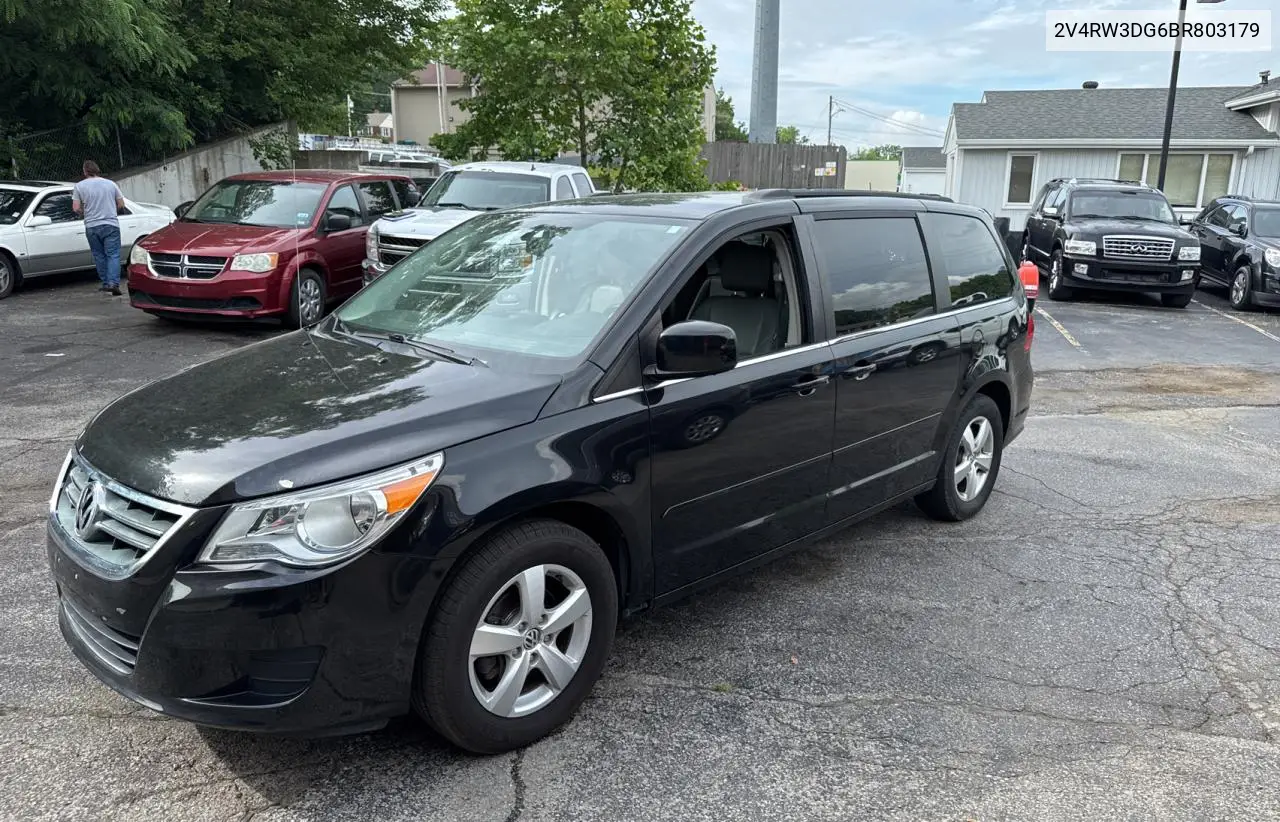 2011 Volkswagen Routan Se VIN: 2V4RW3DG6BR803179 Lot: 61144745