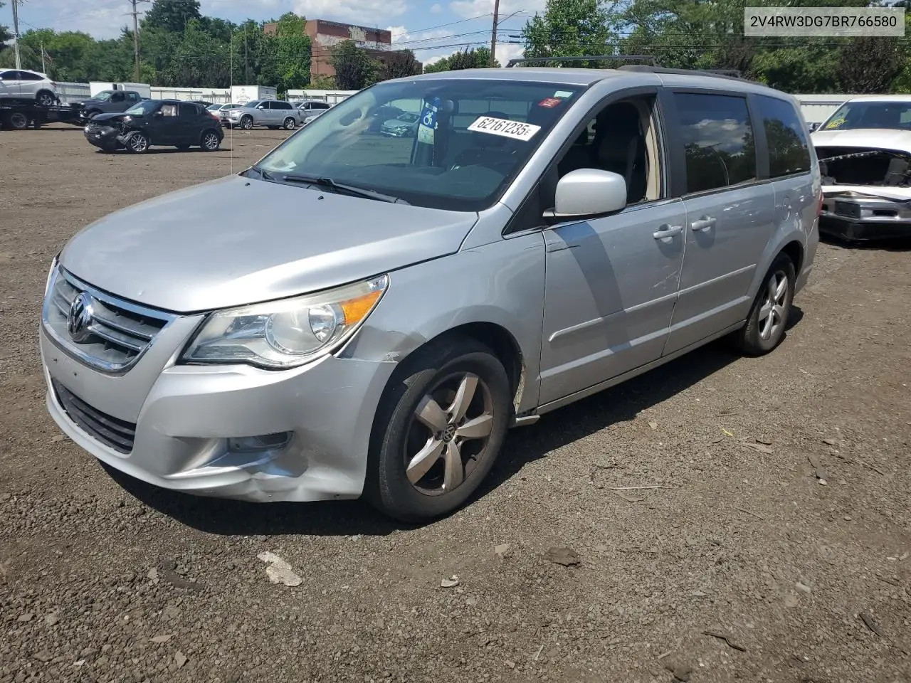 2011 Volkswagen Routan Se VIN: 2V4RW3DG7BR766580 Lot: 62161235