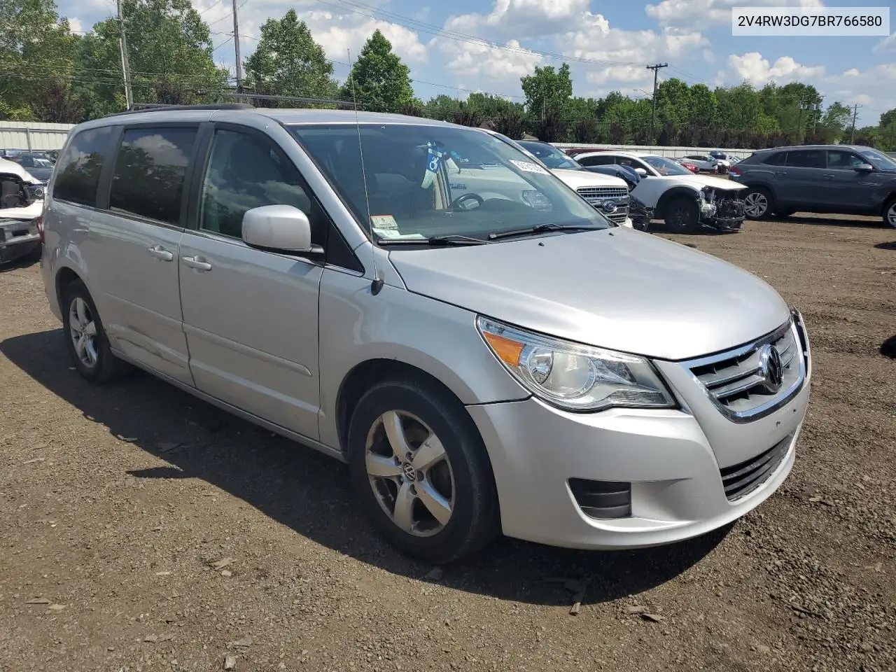 2011 Volkswagen Routan Se VIN: 2V4RW3DG7BR766580 Lot: 62161235