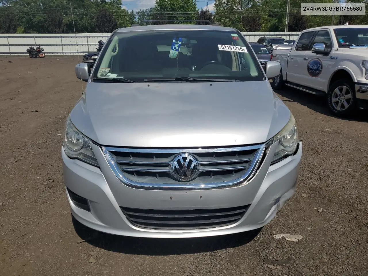 2011 Volkswagen Routan Se VIN: 2V4RW3DG7BR766580 Lot: 62161235