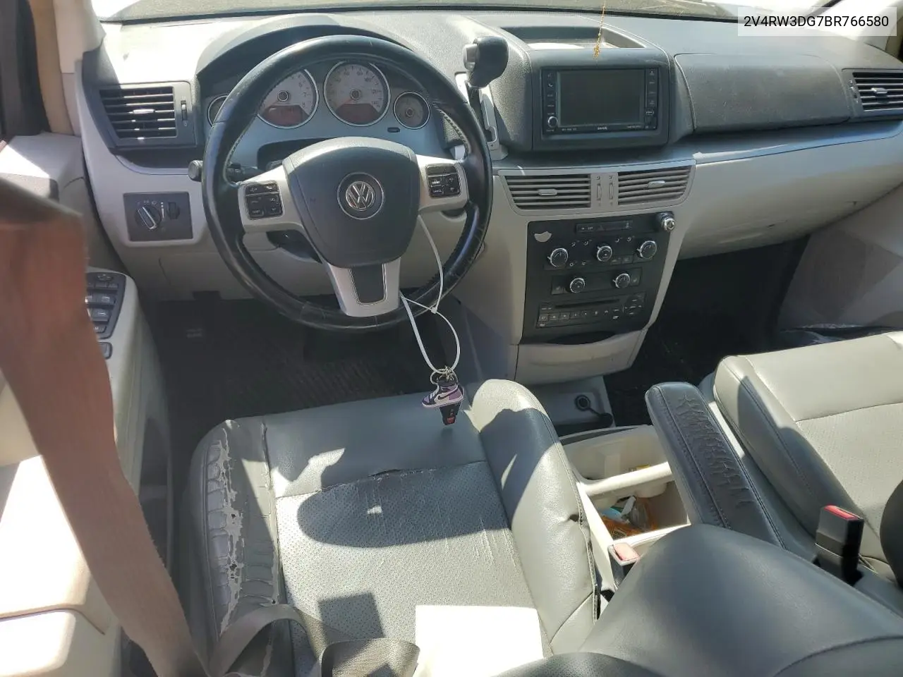 2011 Volkswagen Routan Se VIN: 2V4RW3DG7BR766580 Lot: 62161235
