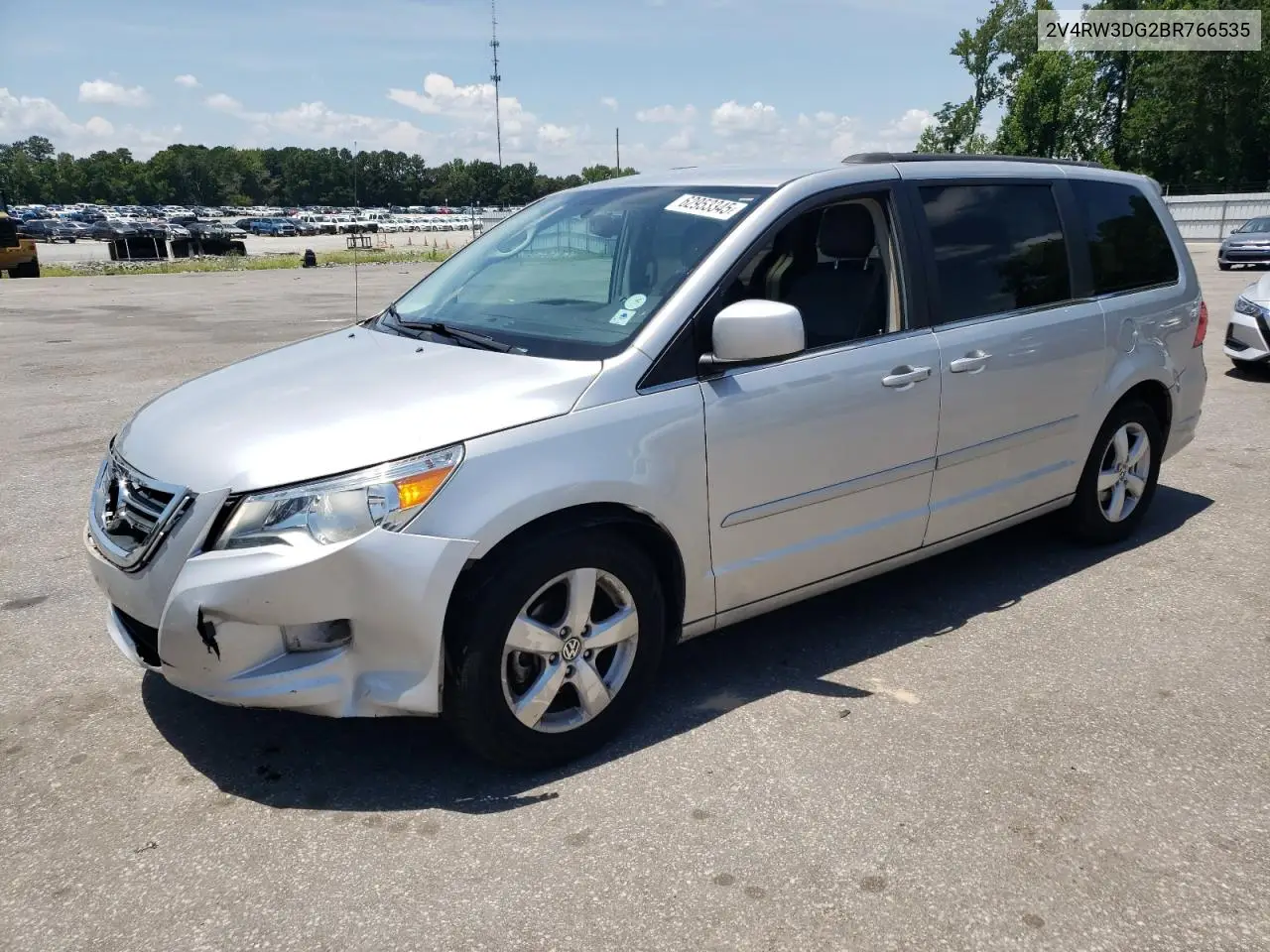 2011 Volkswagen Routan Se VIN: 2V4RW3DG2BR766535 Lot: 62953345