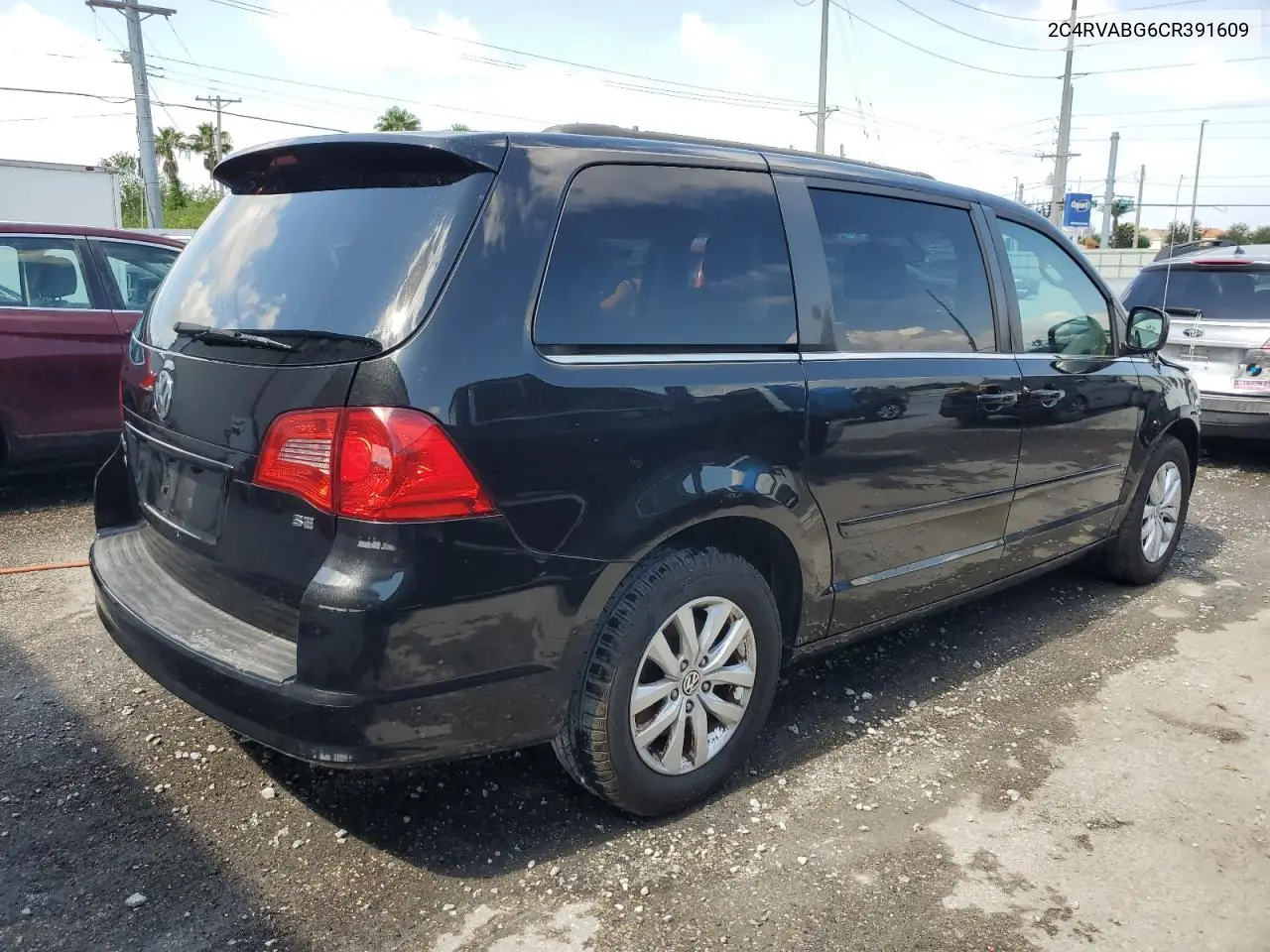 2012 Volkswagen Routan Se VIN: 2C4RVABG6CR391609 Lot: 57326665