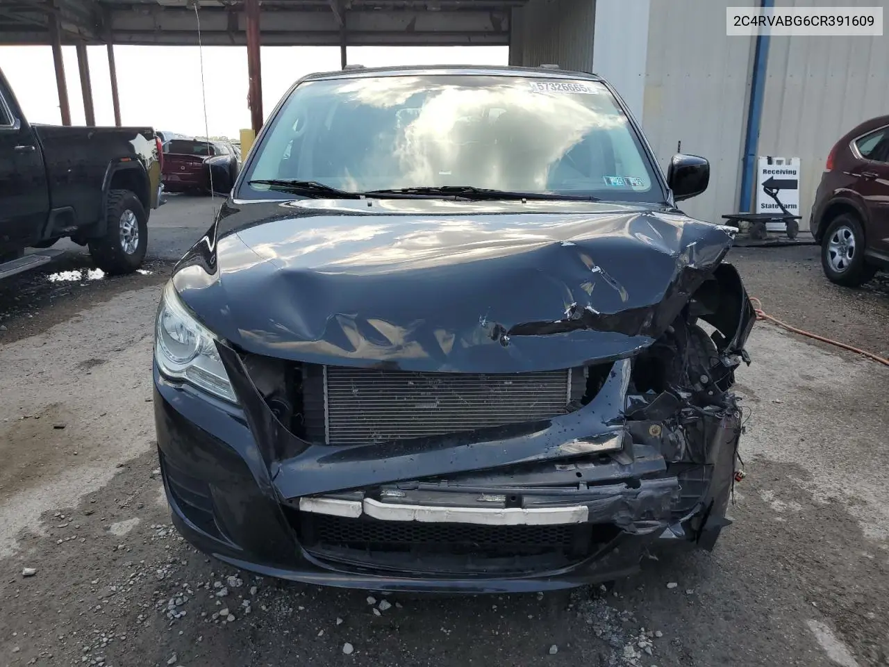 2012 Volkswagen Routan Se VIN: 2C4RVABG6CR391609 Lot: 57326665
