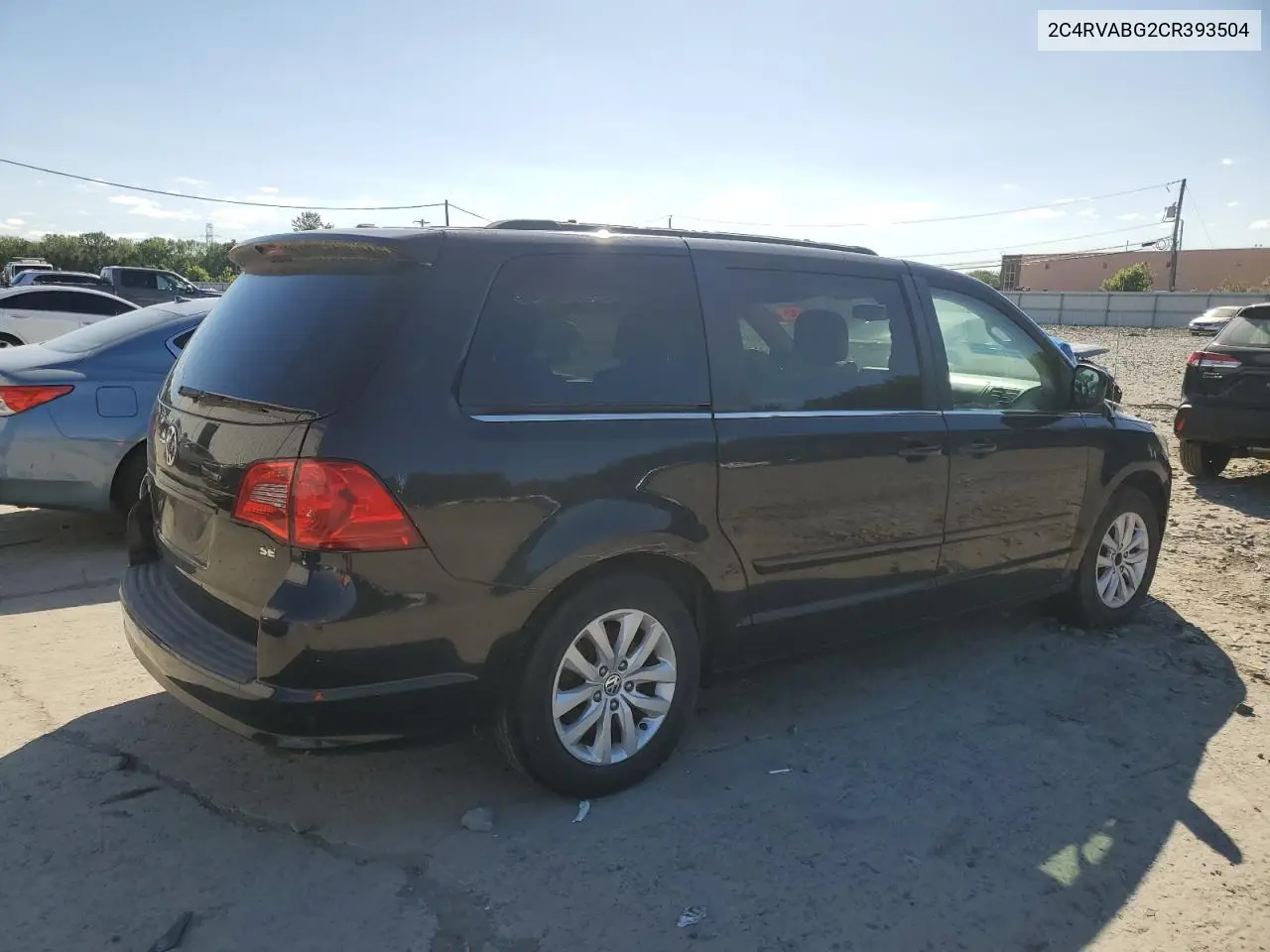 2012 Volkswagen Routan Se VIN: 2C4RVABG2CR393504 Lot: 57824525
