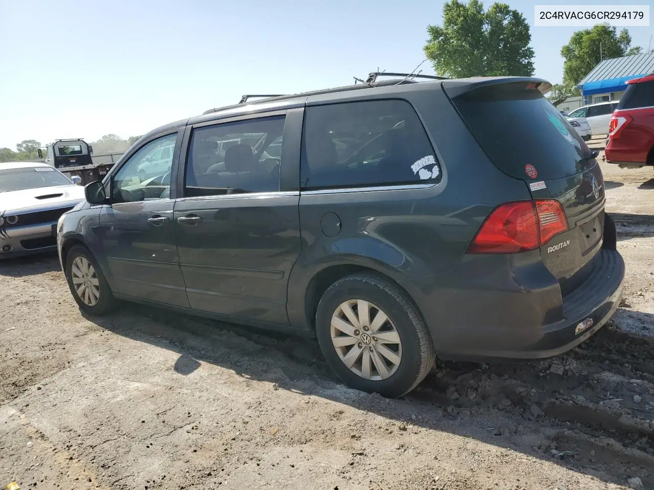 2012 Volkswagen Routan Sel VIN: 2C4RVACG6CR294179 Lot: 61669125