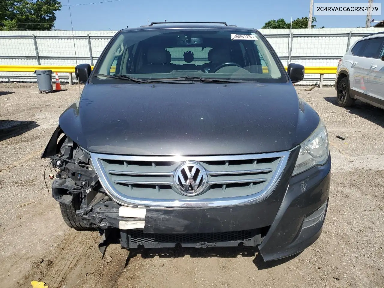 2012 Volkswagen Routan Sel VIN: 2C4RVACG6CR294179 Lot: 61669125