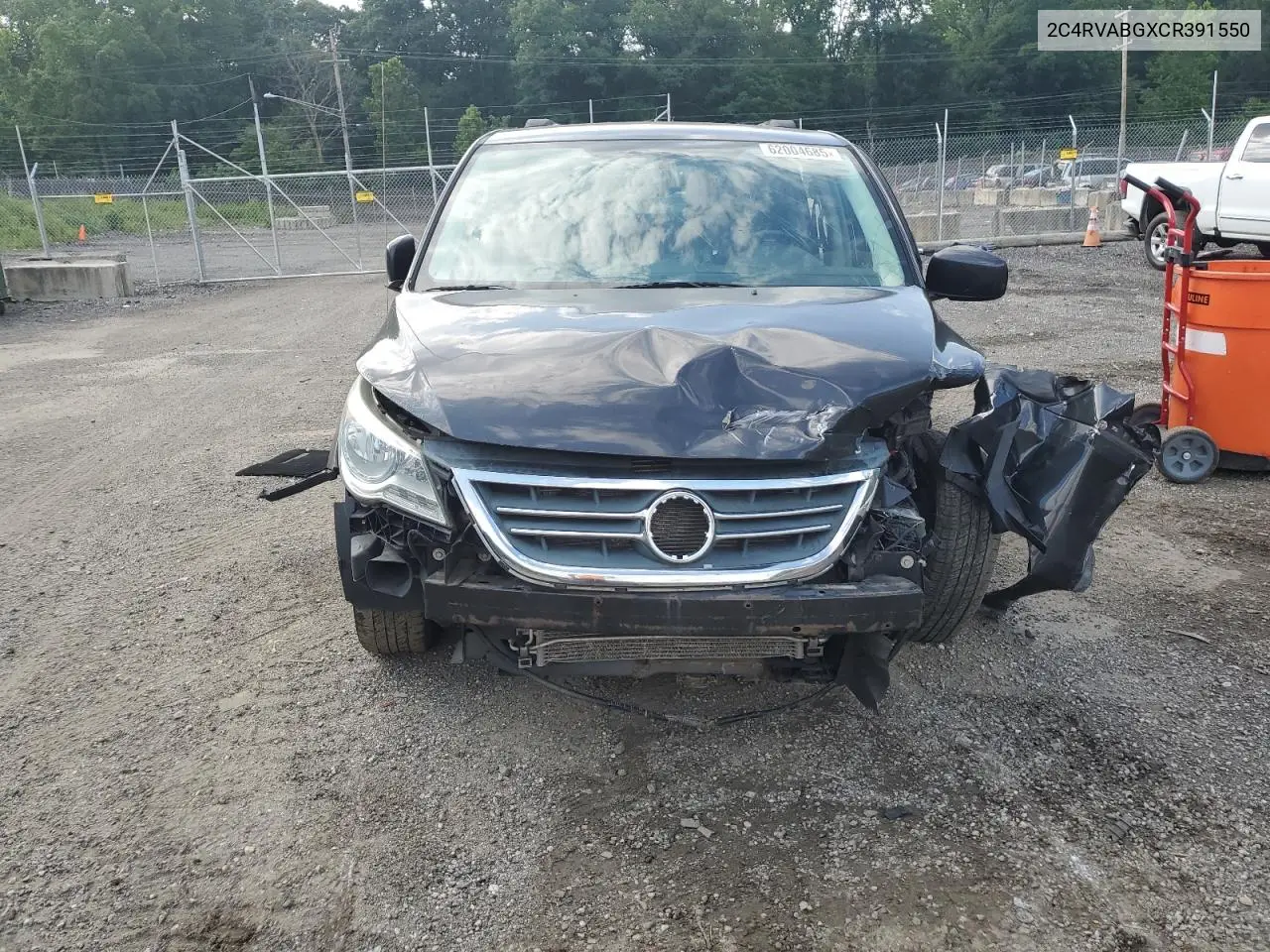 2012 Volkswagen Routan Se VIN: 2C4RVABGXCR391550 Lot: 62004685
