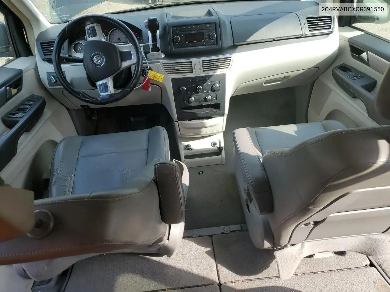2012 Volkswagen Routan Se VIN: 2C4RVABGXCR391550 Lot: 62004685