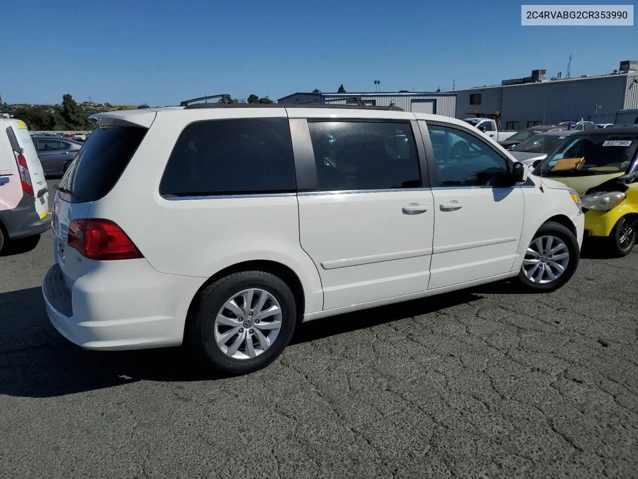 2012 Volkswagen Routan Se VIN: 2C4RVABG2CR353990 Lot: 63118645