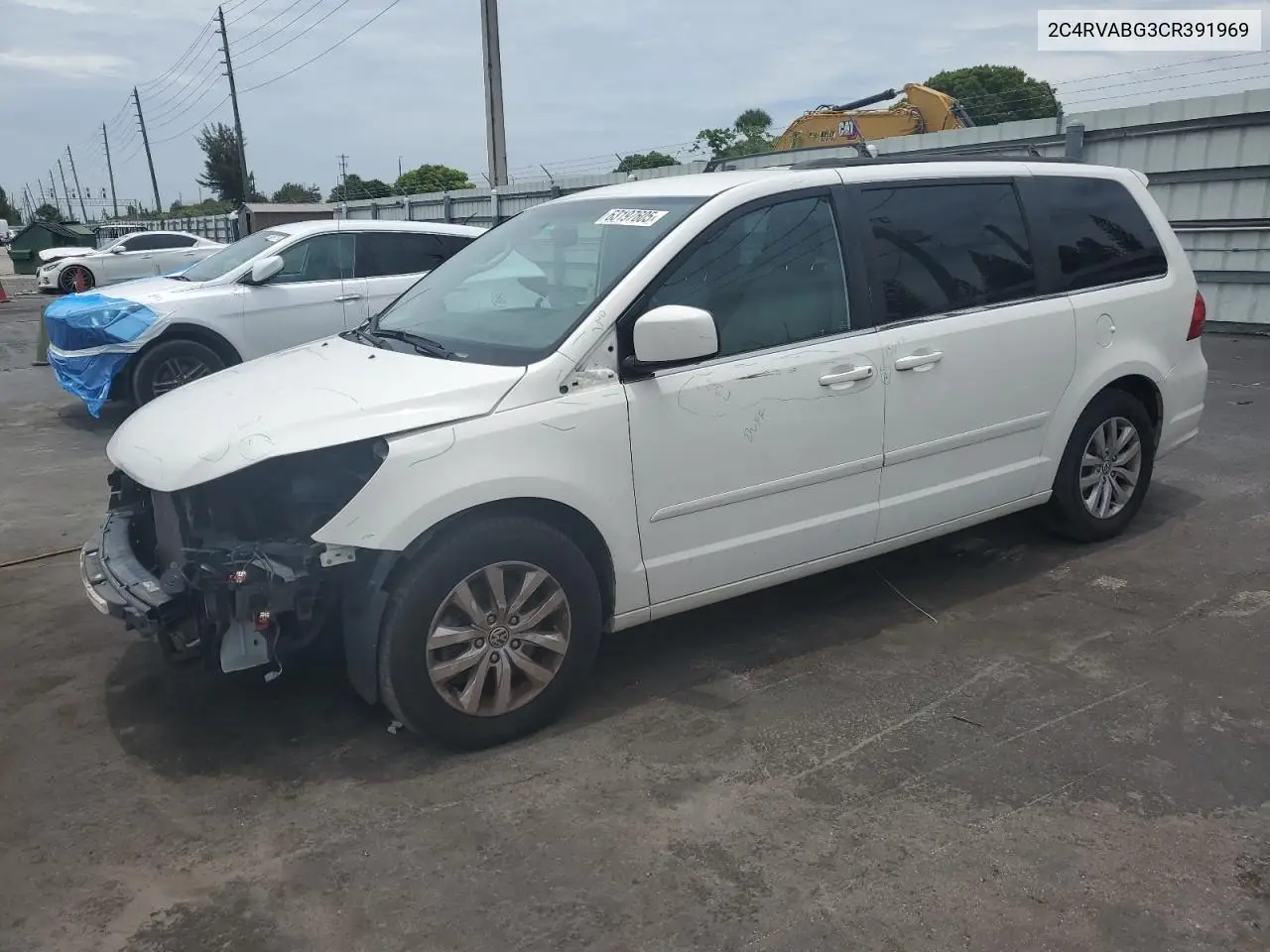 2012 Volkswagen Routan Se VIN: 2C4RVABG3CR391969 Lot: 63197605