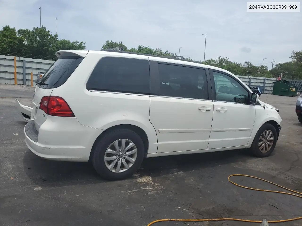 2012 Volkswagen Routan Se VIN: 2C4RVABG3CR391969 Lot: 63197605