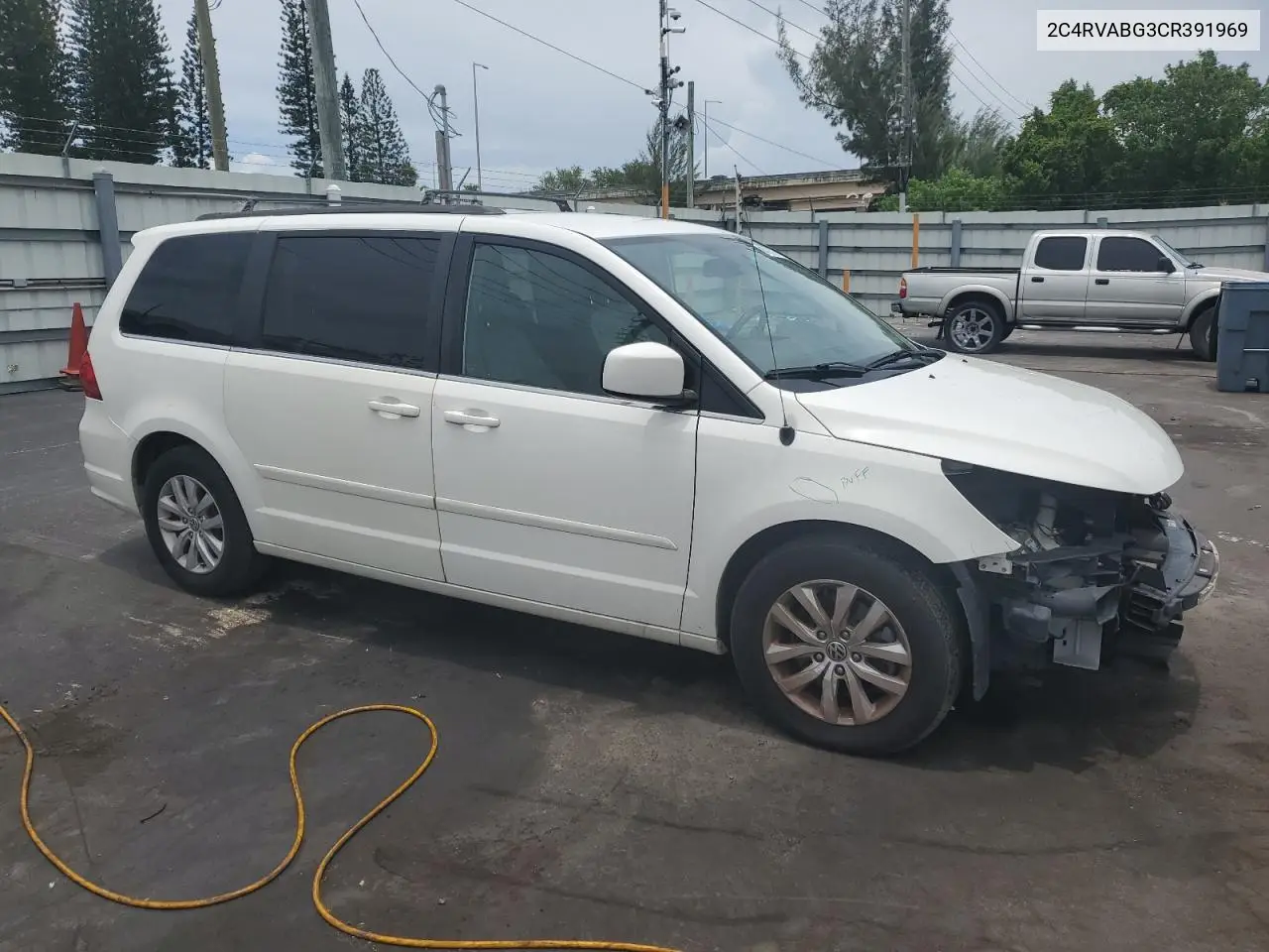2012 Volkswagen Routan Se VIN: 2C4RVABG3CR391969 Lot: 63197605