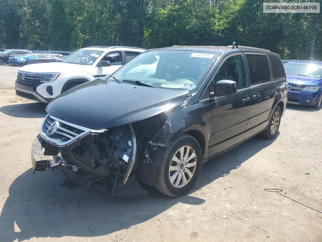 2012 Volkswagen Routan Se VIN: 2C4RVABG3CR146198 Lot: 63431295