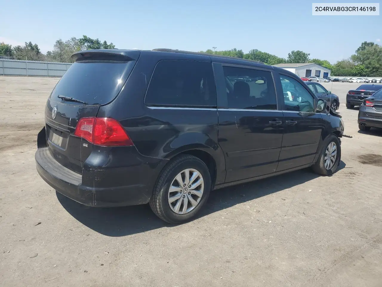 2012 Volkswagen Routan Se VIN: 2C4RVABG3CR146198 Lot: 63431295