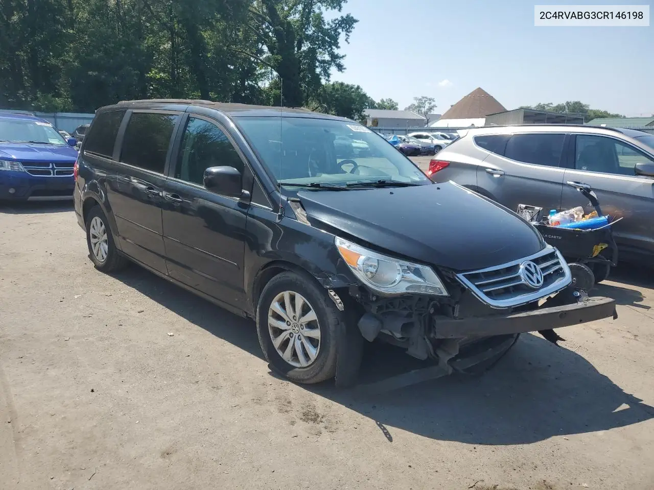 2012 Volkswagen Routan Se VIN: 2C4RVABG3CR146198 Lot: 63431295