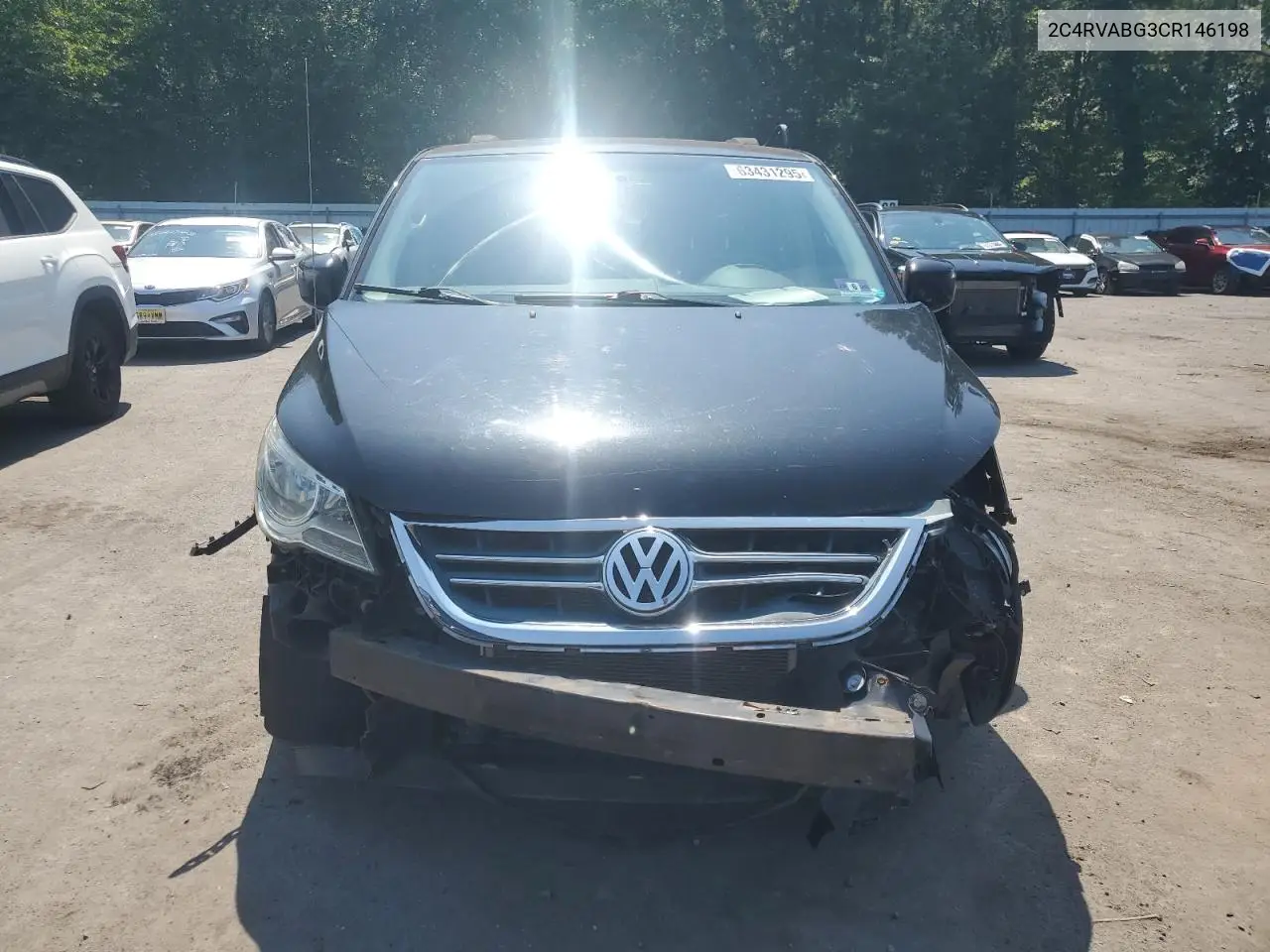 2012 Volkswagen Routan Se VIN: 2C4RVABG3CR146198 Lot: 63431295
