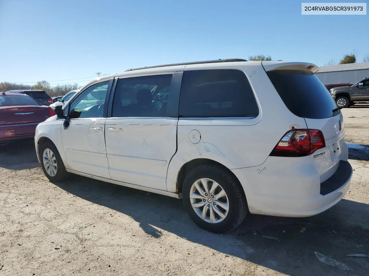 2012 Volkswagen Routan Se VIN: 2C4RVABG5CR391973 Lot: 78748094