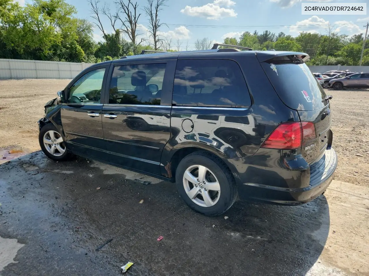 2013 Volkswagen Routan Sel Premium VIN: 2C4RVADG7DR724642 Lot: 62771615