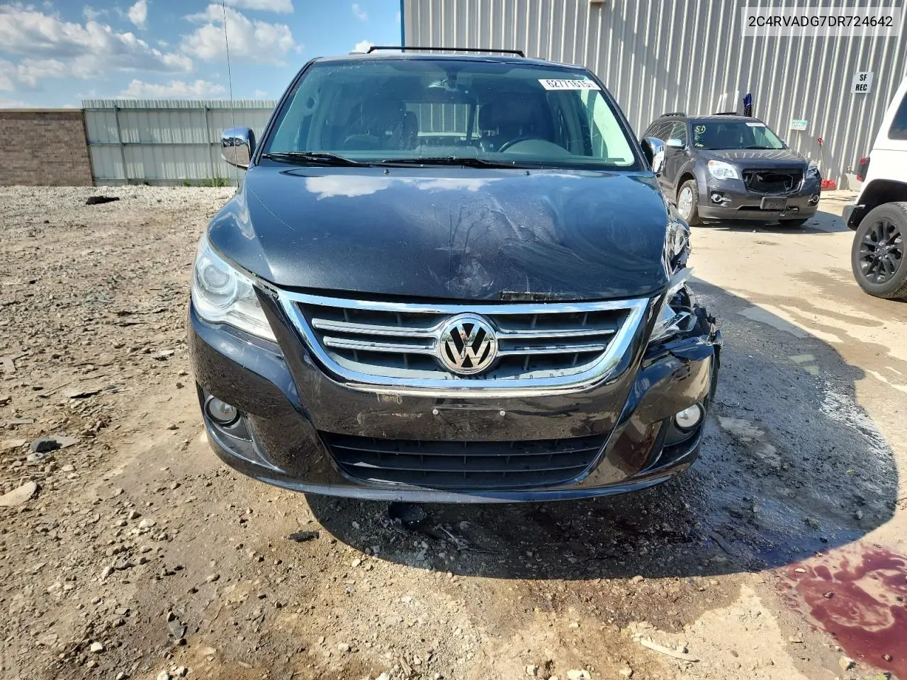 2013 Volkswagen Routan Sel Premium VIN: 2C4RVADG7DR724642 Lot: 62771615