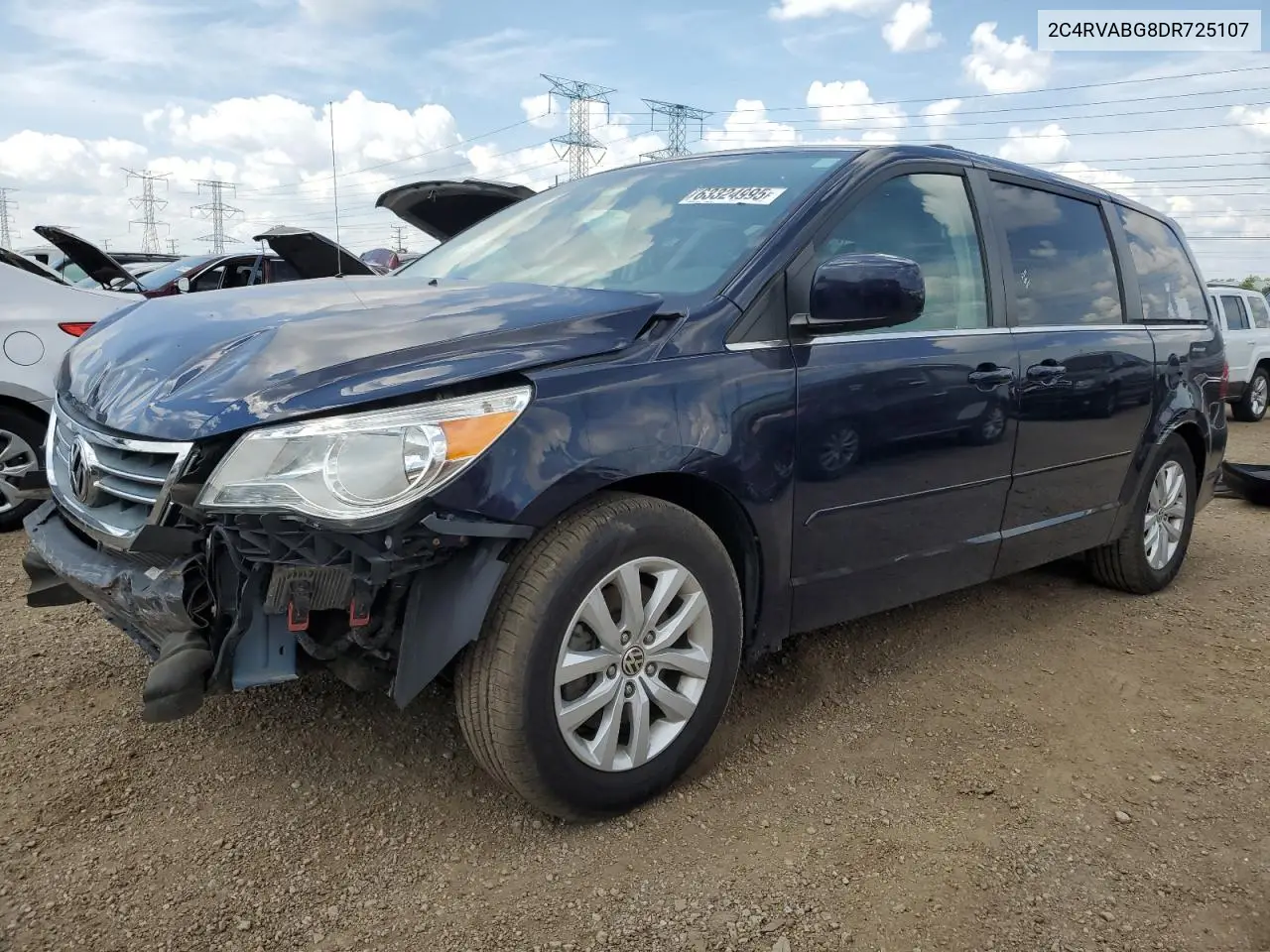 2013 Volkswagen Routan Se VIN: 2C4RVABG8DR725107 Lot: 63324995
