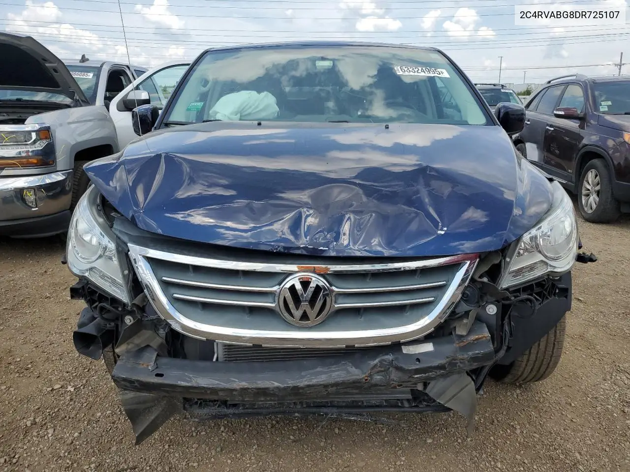 2013 Volkswagen Routan Se VIN: 2C4RVABG8DR725107 Lot: 63324995