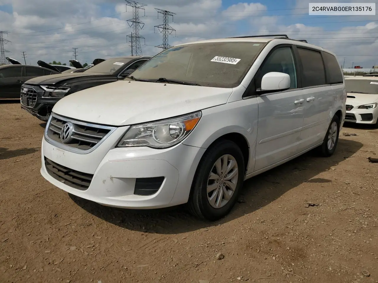 2014 Volkswagen Routan Se VIN: 2C4RVABG0ER135176 Lot: 55232985