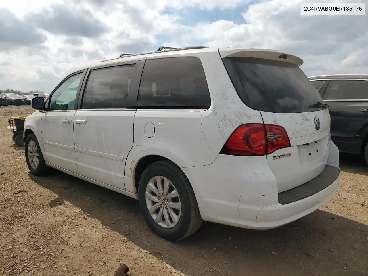 2014 Volkswagen Routan Se VIN: 2C4RVABG0ER135176 Lot: 55232985