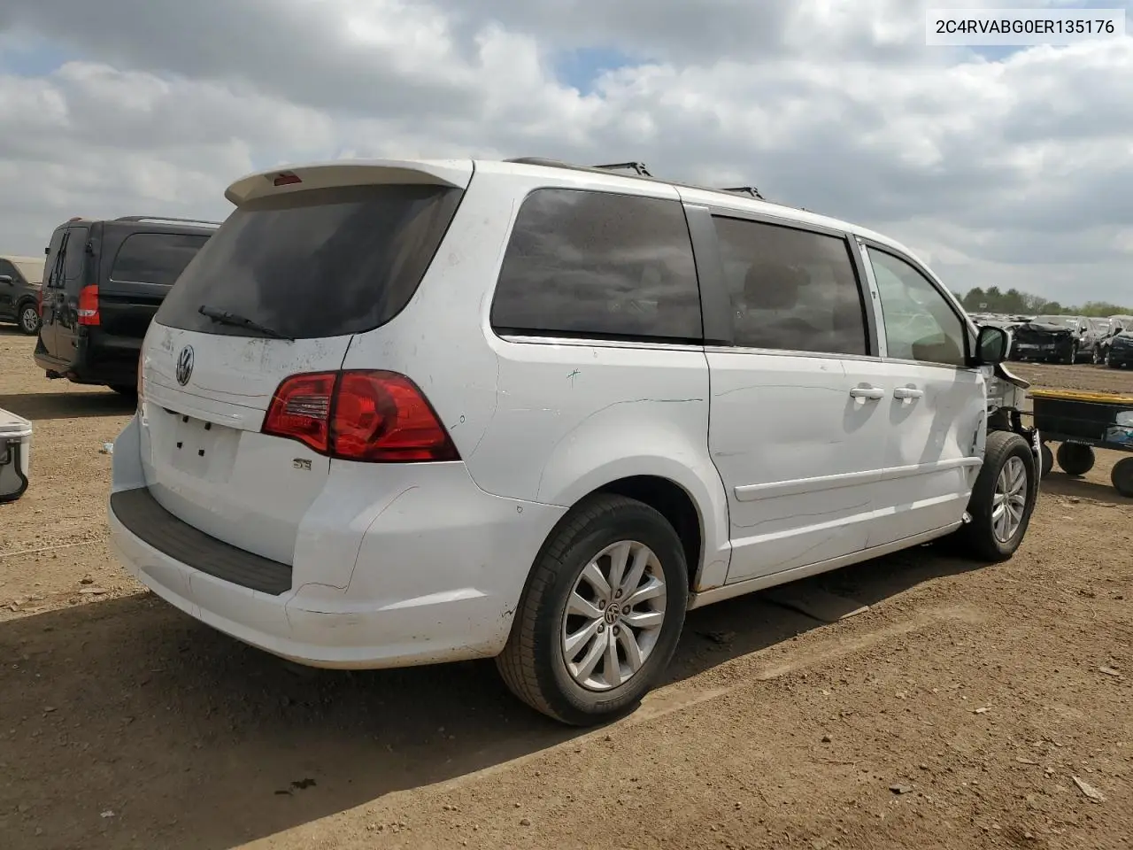 2014 Volkswagen Routan Se VIN: 2C4RVABG0ER135176 Lot: 55232985