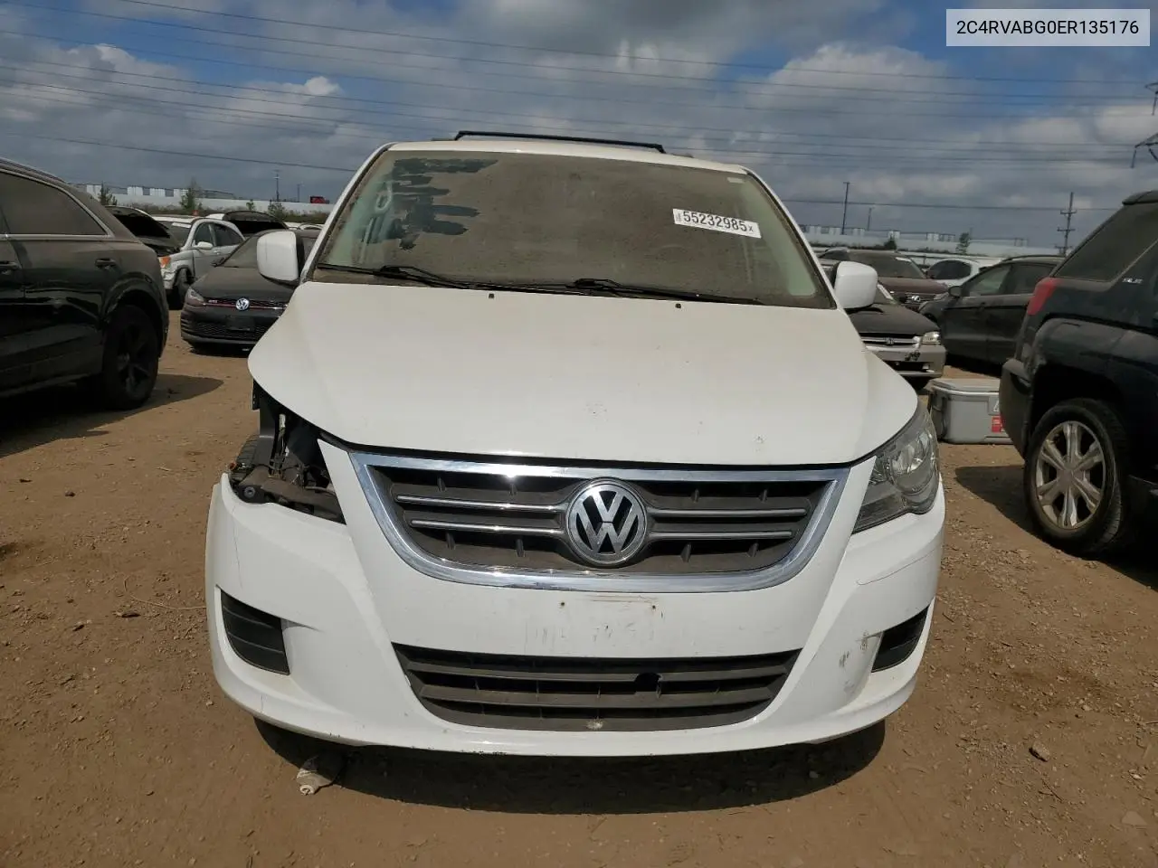 2014 Volkswagen Routan Se VIN: 2C4RVABG0ER135176 Lot: 55232985