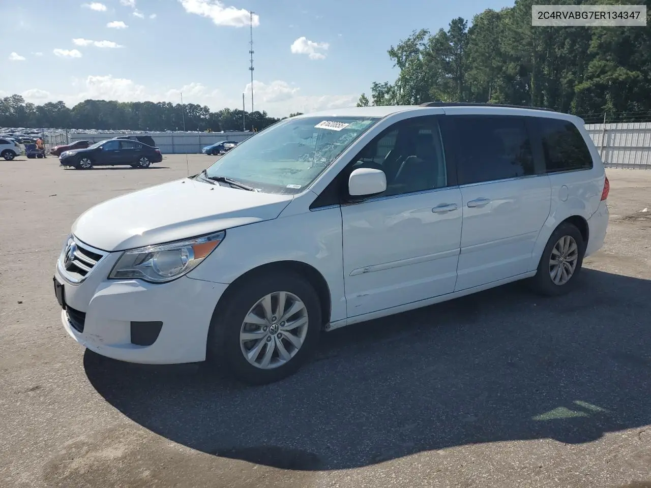 2014 Volkswagen Routan Se VIN: 2C4RVABG7ER134347 Lot: 61620855