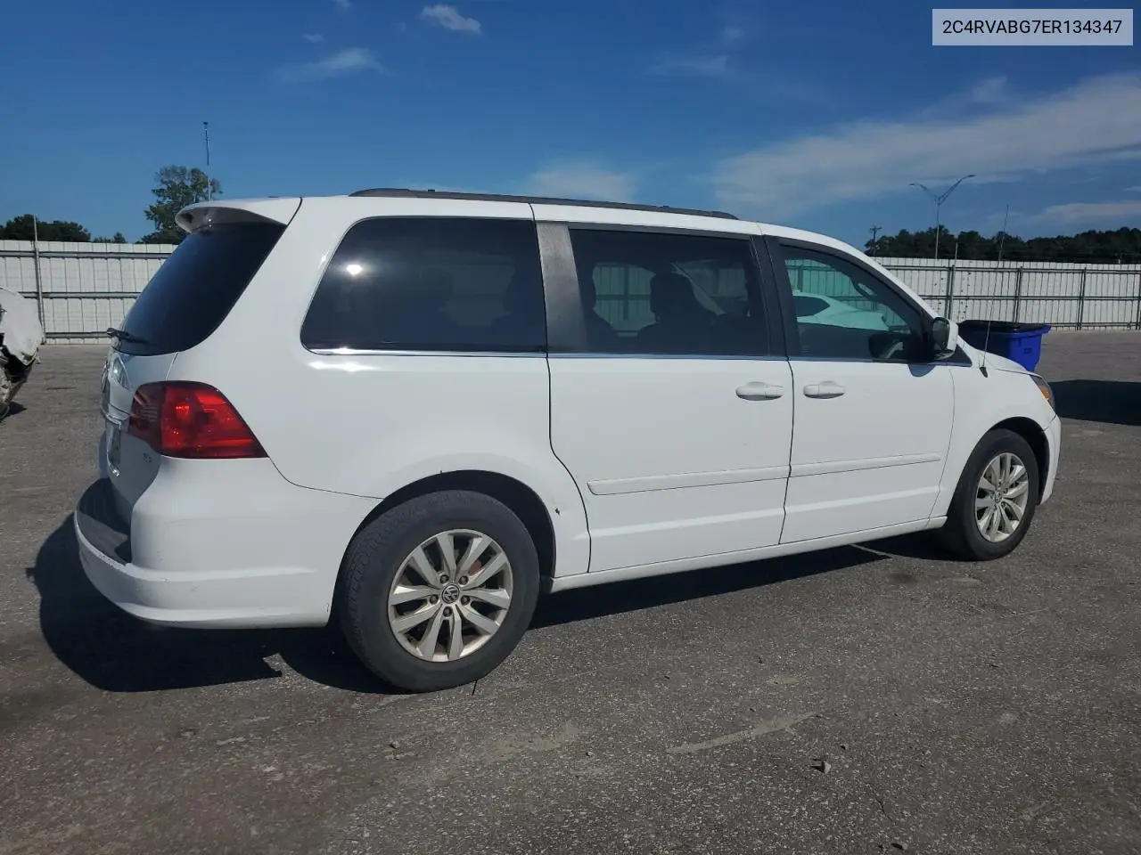 2014 Volkswagen Routan Se VIN: 2C4RVABG7ER134347 Lot: 61620855