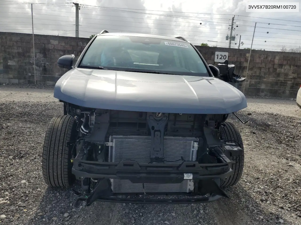 2020 Volkswagen Taos S VIN: 3VV5X7B20RM100720 Lot: 60673645
