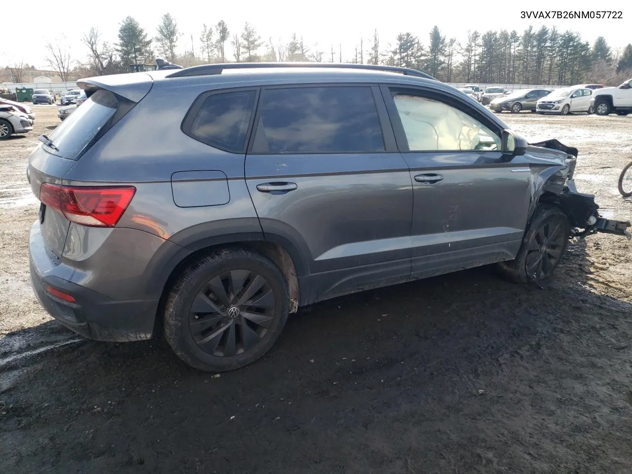 2022 Volkswagen Taos S VIN: 3VVAX7B26NM057722 Lot: 42850715