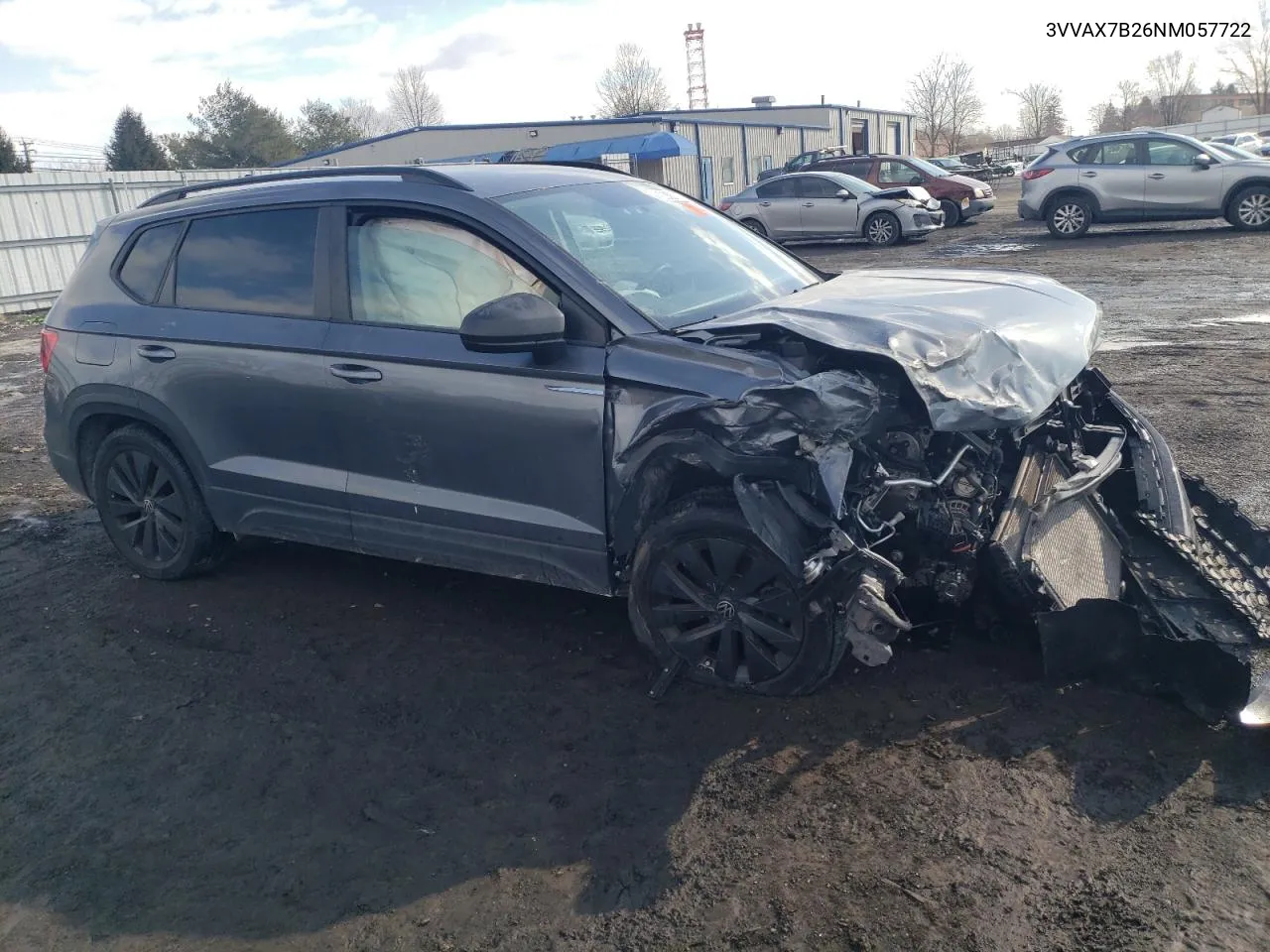 2022 Volkswagen Taos S VIN: 3VVAX7B26NM057722 Lot: 42850715