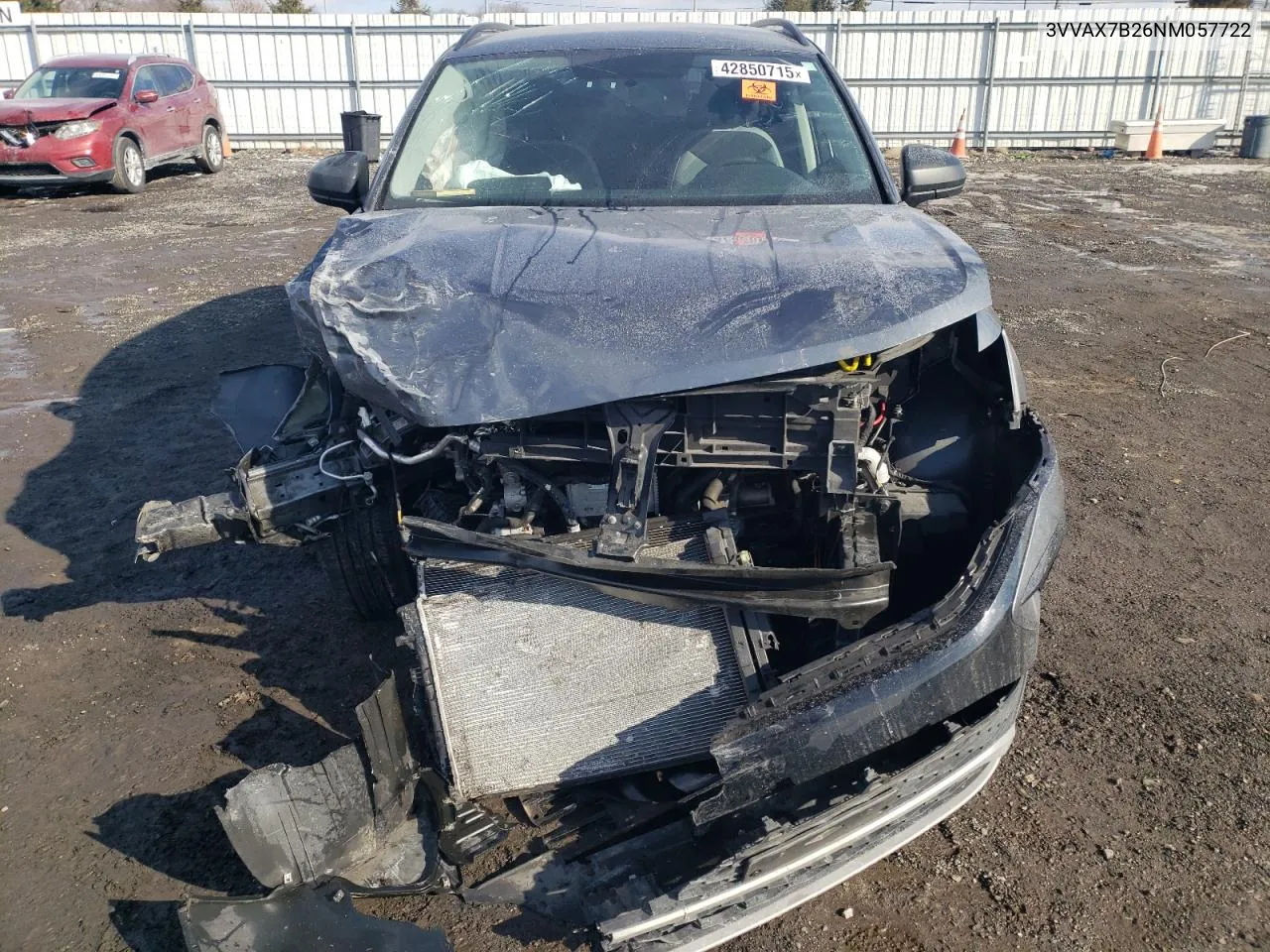 2022 Volkswagen Taos S VIN: 3VVAX7B26NM057722 Lot: 42850715