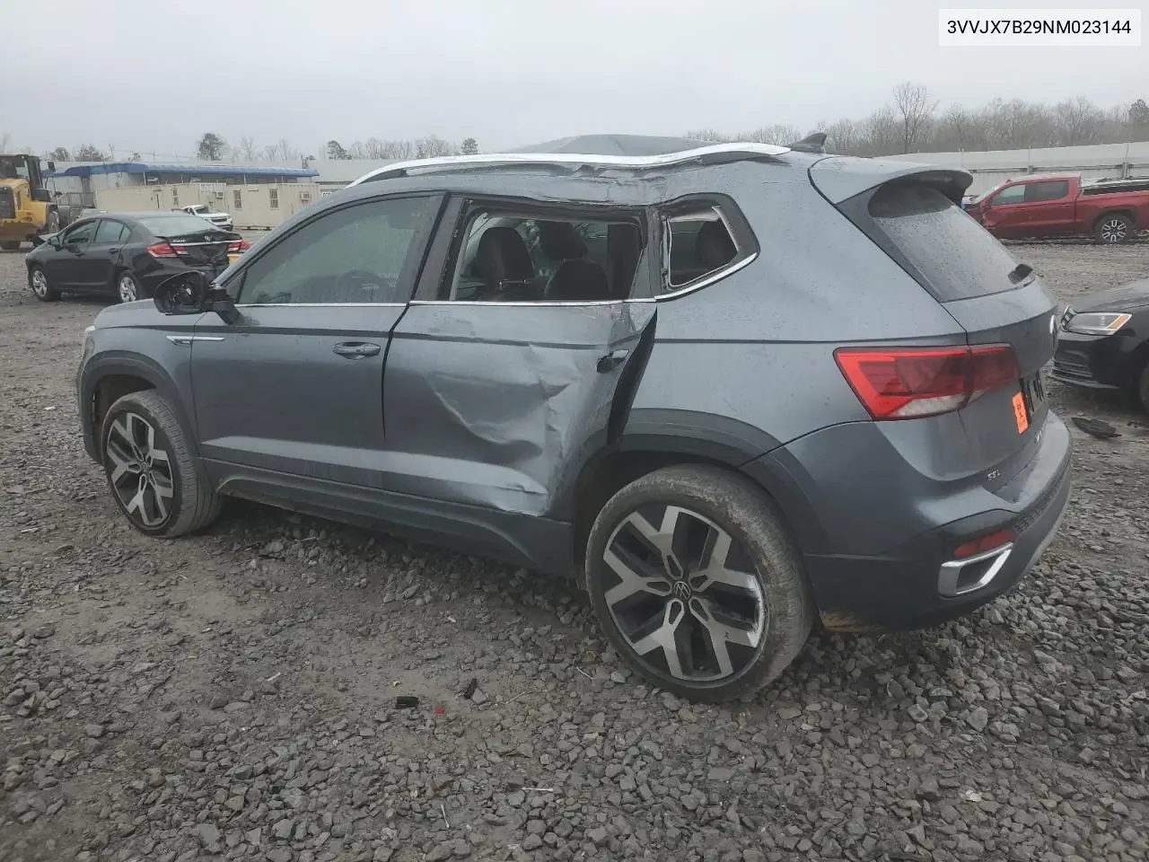 2022 Volkswagen Taos Sel VIN: 3VVJX7B29NM023144 Lot: 44344675