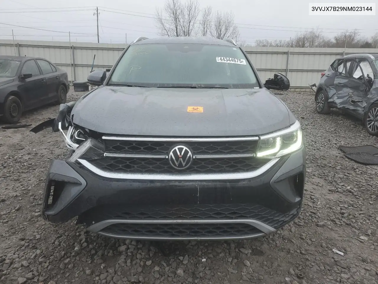 2022 Volkswagen Taos Sel VIN: 3VVJX7B29NM023144 Lot: 44344675