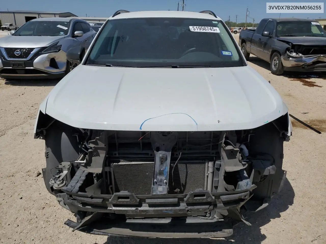 2022 Volkswagen Taos S VIN: 3VVDX7B20NM056255 Lot: 51950745
