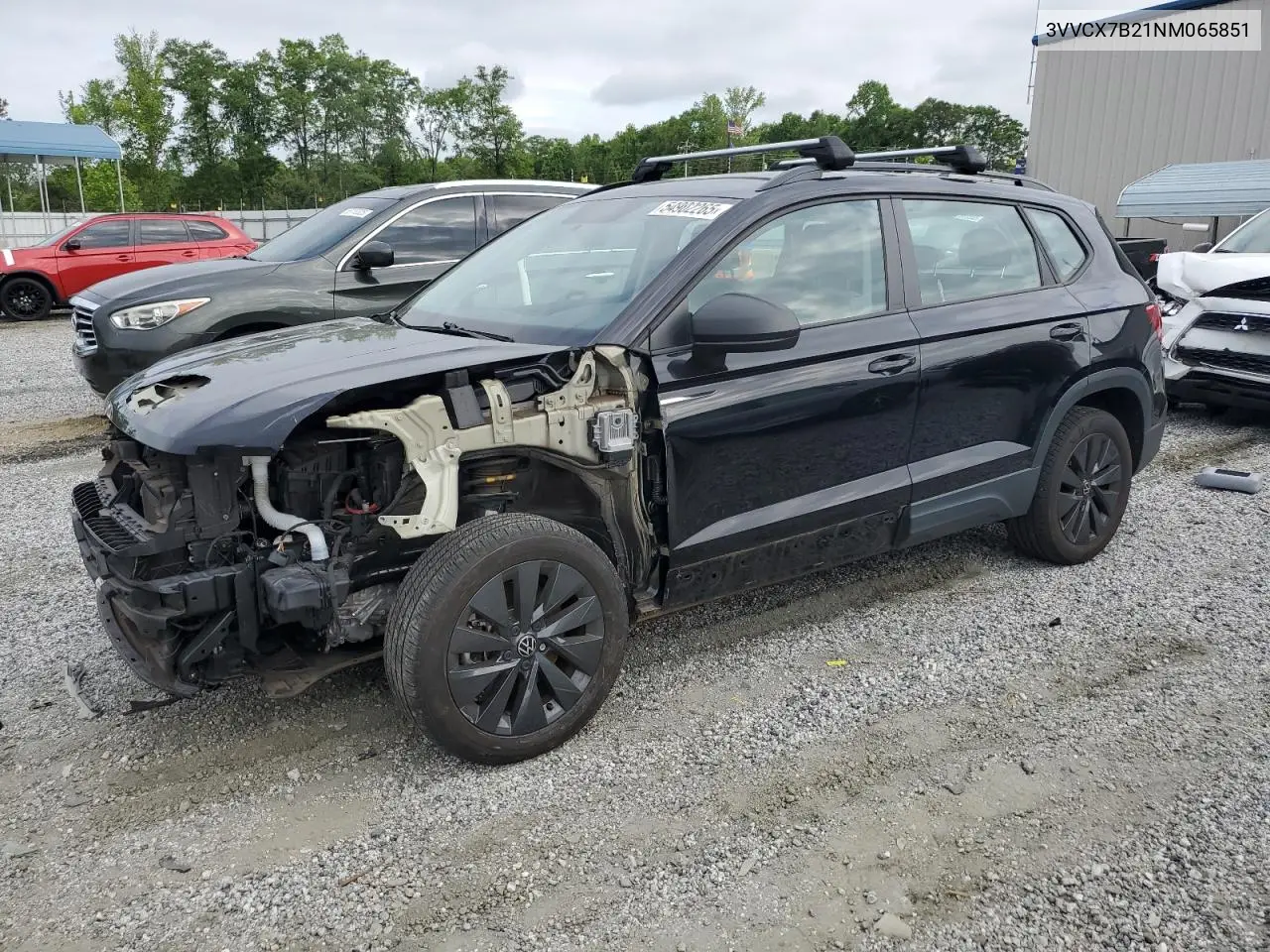2022 Volkswagen Taos S VIN: 3VVCX7B21NM065851 Lot: 54902265